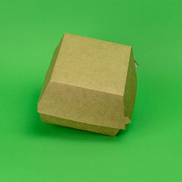 Cutii Hamburger Kraft Medii 100buc/set 115x115x90mm pentru Fast Food, Pizzerii și Restaurante - imagine 3