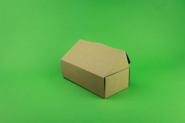 Cutii autoformare din microondule natur 100 buc/set 360x250x80 mm pentru curierat, fast food și transport profesional - imagine 3