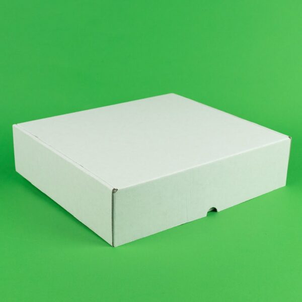 Cutii autoformare albe 100 buc/set, dimensiuni 450x30x30 mm, ideale pentru curierat și transport în industria alimentară și nealimentară