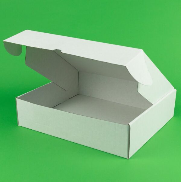 Set 100 Cutii Autoformare 140x85x20 mm pentru Transport - Microondule Albit, Ideal pentru Industria Alimentară și Nealimentară - imagine 2