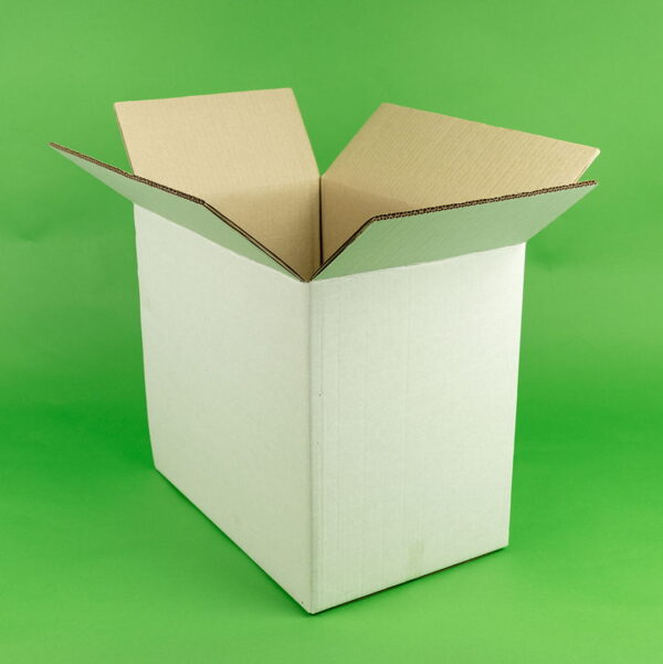 Cutii Pliabile Tip BAX CO5 - Set 50 buc, Dimensiuni 225x180x190 mm, Alb Exterior, Natur Interior, Ideal pentru Curierat și Transport Produse - imagine 2