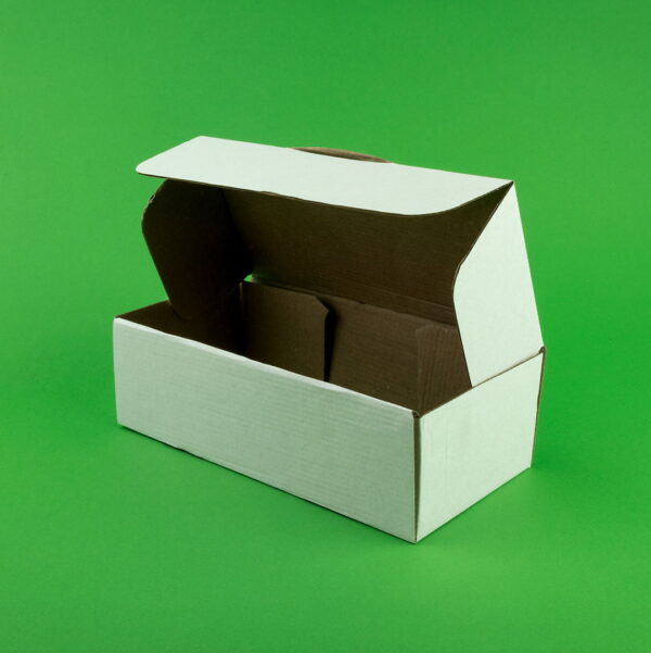 Set 100 Cutii Autoformabile Alb 125x80x115 mm pentru Transport și Livrare - Ideal pentru Fast Food, Restaurante și Magazine - imagine 2