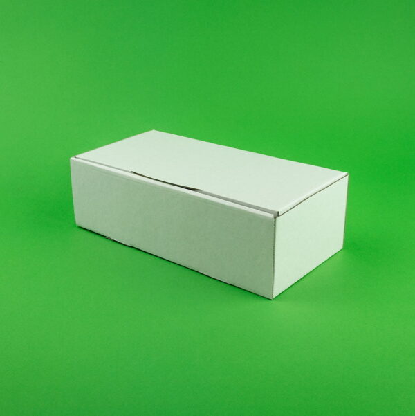 Cutii Autoformare Albă 200x105x60 mm, Set de 100 Bucăți - Ideal pentru Transport și Ambalare în Industria Alimentară și Nealimentară