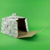 Set 25 Cutii Torturi Microondulate Alb 200x200x145 mm - Ideal pentru Cofetării, Patiserii, Magazine și Restaurante - imagine 2