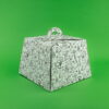 Set 25 Cutii Torturi Microondulate Alb 200x200x145 mm - Ideal pentru Cofetării, Patiserii, Magazine și Restaurante